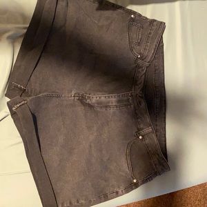 Shein Black Jean Shorts